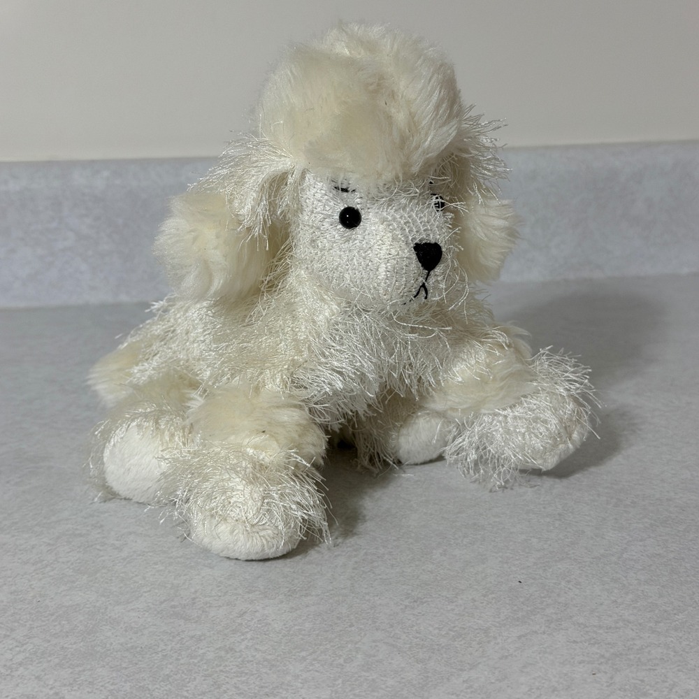 Ganz Webkinz White Poodle Plush Stuffed Animal Toy W Logo HM014 Retired